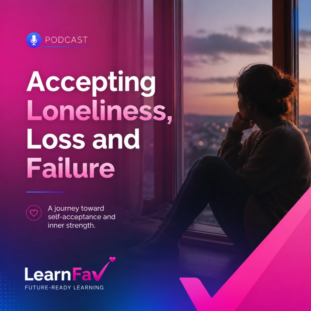 Accepting loneliness, loss & failure pod on LearnFav